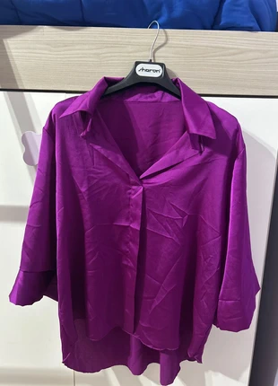 camicia viola, zustand: Sehr gut, größe: L / 40 / 12, 3,00 €, 3,85 € inklusive Vinted-Käuferschutz