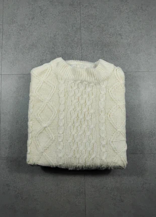 Pull blanc - Col camioneur - Fait main laine - Taille L - 28, marque: Vintage Dressing, état: Très bon état, taille: L / 40 / 12, 25,00 €, 26,95 € Protection acheteurs incluse