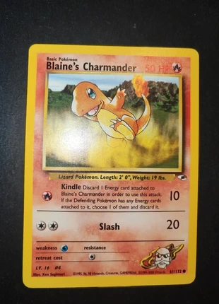 Blaine's charmander 61/132 Gym heroes, marque: Pokémon, état: Bon état, 1,80 €, 2,59 € Protection acheteurs (Pro) incluse