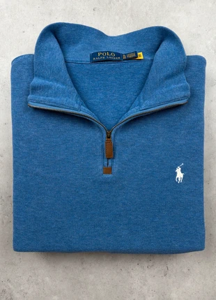 Pull 1/4 zip Ralph Lauren bleu ciel / Homme XL / Col camionneur / 100% coton / Logo brodé blanc, marque: Ralph Lauren, état: Très bon état, taille: XL, 60,00 €, 63,70 € Protection acheteurs incluse