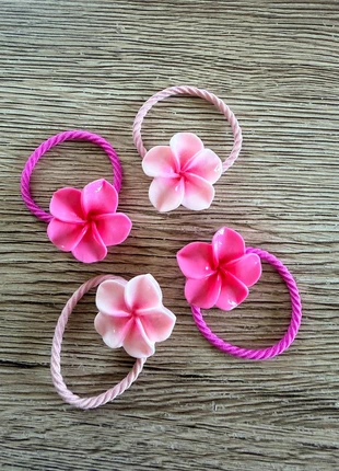 Elastiques fleurs de tiaré, état: Neuf avec étiquette, 4,00 €, 4,90 € Protection acheteurs incluse