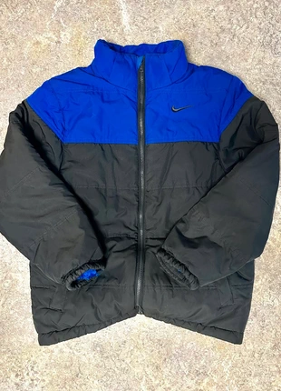 Doudoune Nike vintage Y2K gris foncé et bleu - Année 2000 - Taille XS/S, marque: Nike, état: Très bon état, taille: XS, 30,00 €, 32,20 € Protection acheteurs incluse