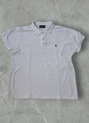 Polo ralph lauren bianca 90sVintage y2k, brand: Ralph Lauren, condizioni: Ottime, taglia: L, €17.00, €18.55 include la Protezione acquisti