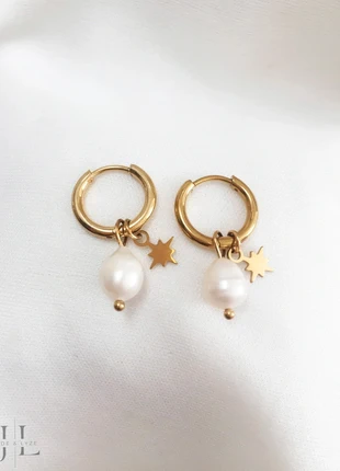 Boucles d'oreilles dorées en acier inoxydable, marca: Boutique indépendante, estado: Muy bueno, 11,50 €, 12,78 € Protección al comprador Pro incluida