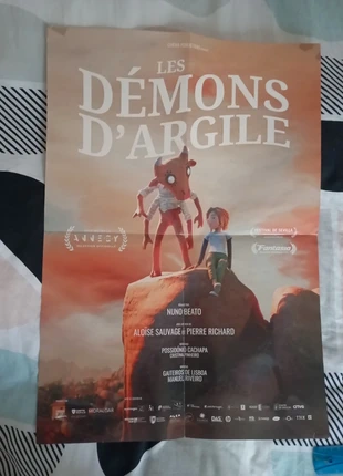 Affiche de cinéma 40x60 Les démons d'argile, marque: affiche cinéma, état: Satisfaisant, 1,00 €, 1,75 € Protection acheteurs incluse