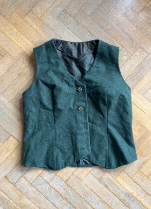 Vintage green vest, marque: Vintage Dressing, état: Très bon état, taille: S / 36 / 8, 15,00 €, 16,45 € Protection acheteurs incluse