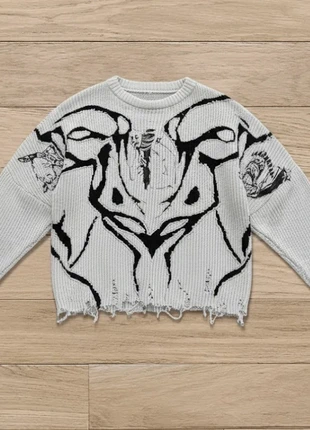 Pull Oversize Style Grunge / Y2K Tendance, brand: Anima Mortis, condizioni: Ottime, taglia: L, €59.90, €63.60 include la Protezione acquisti