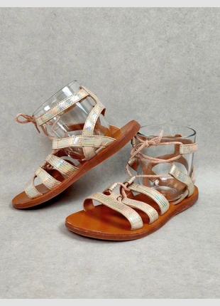 Sandales fille Pom D’API plagette guily Strap cuir métallisé T31, marke: Pom d'Api, zustand: Sehr gut, größe: 31, 29,00 €, 31,15 € inklusive Vinted-Käuferschutz