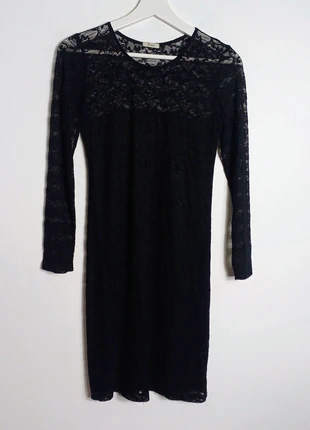 Ganni – Zwarte Kantjurk – maat XS, merk: Ganni, staat: Heel goed, maat: XS / 34 / 6, € 20,00, € 21,70 inclusief Kopersbescherming