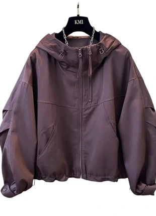 Veste coupe vent / imperméable bomber oversize à capuche tendance automne 2025 Y2K bordeaux, marque: Tendance, état: Neuf sans étiquette, taille: S / 36 / 8, 45,00 €, 47,95 € Protection acheteurs (Pro) incluse