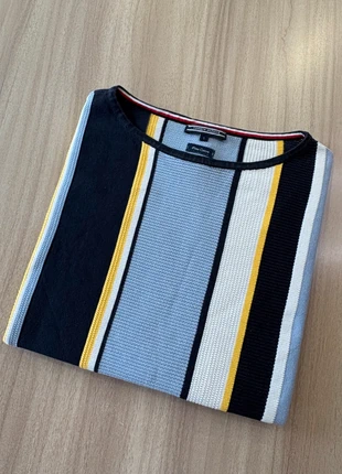 Pull fin à maille Tommy Hilfiger à rayures - Pima Cotton – Taille S – Col rond – Manche courte, marca: Tommy Hilfiger, estado: Muy bueno, tamaño: S / 36 / 8, 19,90 €, 21,60 € Protección al comprador Pro incluida