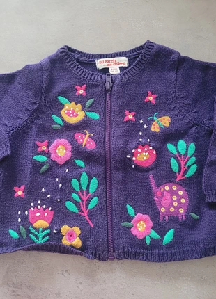 Gilet brodé, brand: Du Pareil au Même, condizioni: Ottime, taglia: 6-9 mesi / 68 cm, €2.00, €2.80 include la Protezione acquisti