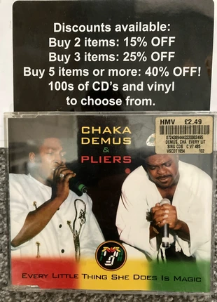 Chaka demus & pliers every little thing she does is magic single CD, condition: Very good, £1.00, £1.75 includes Buyer Protection