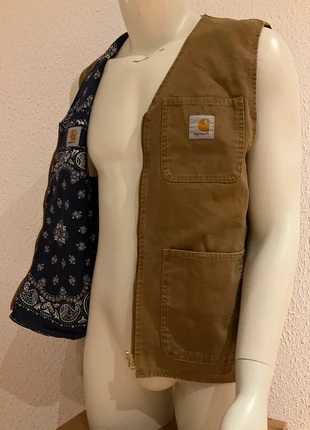 Carhartt Bodywarmer Bandana Vest Retrostyle Authentique taille M, marca: Carhartt, estado: Muy bueno, tamaño: M, 85,00 €, 89,95 € Protección al comprador Pro incluida