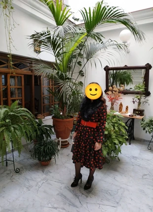 Vestido fiesta cerezas, marque: Smile, état: Très bon état, taille: L / 40 / 12, 6,00 €, 7,00 € Protection acheteurs incluse