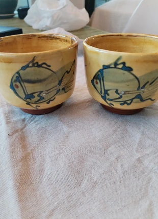 2 bols à thé vintage japon, marke: à identifier japon, zustand: Sehr gut, 16,00 €, 17,50 € inklusive Vinted-Käuferschutz