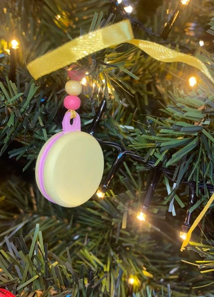 Macaron kersthanger – handgemaakt, merk: Handgemaakt, staat: Nieuw zonder prijskaartje, € 4,25, € 5,16 inclusief Kopersbescherming