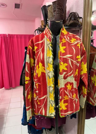 Chaqueta patchwork kalami free size, marque: Vintage Dressing, état: Très bon état, taille: Taille unique, 24,95 €, 26,90 € Protection acheteurs (Pro) incluse