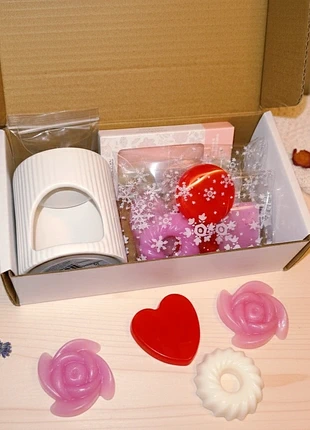 Coffret cadeau brûle-parfum, fondants parfumés, bougie, marca: Ambiance, estado: Nuevo con etiquetas, 19,00 €, 20,65 € Protección al comprador incluida