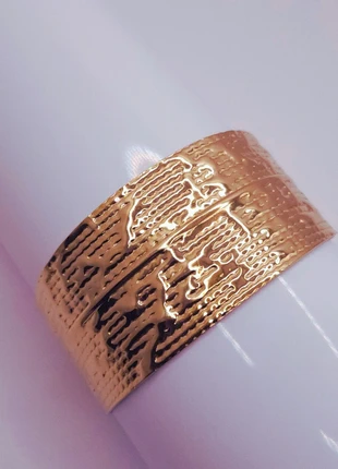 18K Gold PVD Geometric Cuff Bracelet – 316L Stainless Titanium Steel, Waterproof Style 2, condition: New with tags, €19.90, €21.60 includes Buyer Protection