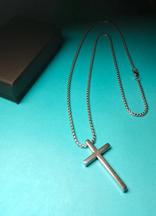 60cm Stainless Steel Cross Necklace With A Box, brand: 60cm Stainless Steel Cross Necklace With A Box, condition: New with tags, £4.99, £5.94 includes Buyer Protection Pro