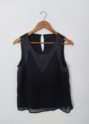 Only Party Top mit Glitzer Pailletten, Größe M, marque: ONLY, état: Très bon état, taille: M / 38 / 10, 4,00 €, 4,90 € Protection acheteurs incluse