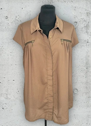 Chemisier Louizon beige à manches courtes Taille Unique, marca: Louizon, estado: Muy bueno, tamaño: Talla única, 7,00 €, 8,05 € Protección al comprador Pro incluida