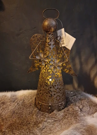 Rustieke metalen engel led lamp, marque: Countryfield, état: Très bon état, 24,95 €, 26,90 € Protection acheteurs incluse