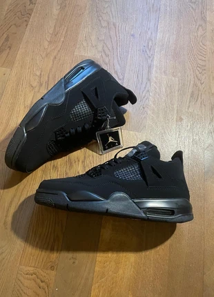 Air Jordan 4 Retro Black Cat – Schwarz – Sneaker – Größe 44 – Wie Neu – Streetwear, brand: Jordan, condizioni: Ottime, taglia: 44, €85.00, €89.95 include la Protezione acquisti