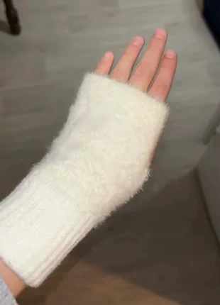 Gants à fourrure blanc élégant vintage., marque: Vintage Dressing, état: Neuf sans étiquette, taille: Taille unique, 10,00 €, 11,20 € Protection acheteurs incluse