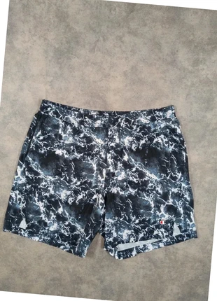 Short de sport homme blanc et noir champion taille XL en polyester avec des poches, brand: Champion, condition: Very good, size: XL, €9.90, €11.10 includes Buyer Protection