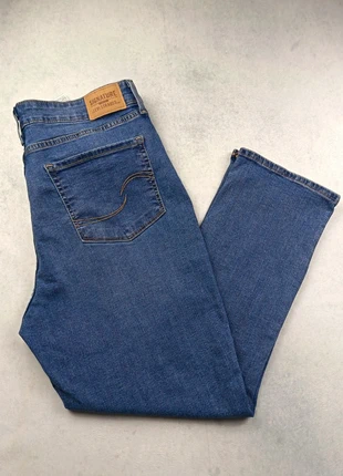 Jean Levi's signature Mid Rise capri W31 FR40 78% coton bleu femme, marca: Levi's, estado: Muito bom, tamanho: L / 40 / 12, €10.90, €12.15 inclui Proteção do Comprador