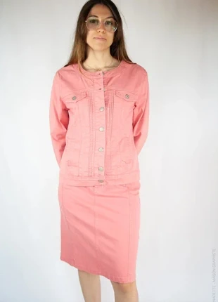 21DV1 - Ensemble veste + jupe jean rose vintage 90s/2000 M/L, marque: sans marque, état: Très bon état, taille: M / 38 / 10, 29,99 €, 32,19 € Protection acheteurs (Pro) incluse