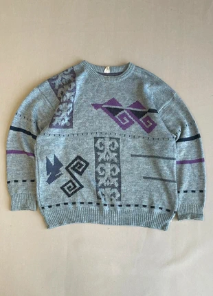 Retro Vintage Coogi Style Sweater In Cozy Knit 🌐, marque: Vintage Dressing, état: Très bon état, taille: L, 38,00 €, 40,60 € Protection acheteurs incluse