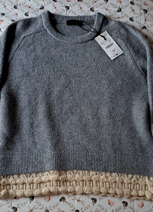 Camisola cinzenta XL Zara Nova, marca: Zara, estado: Nuevo con etiquetas, tamaño: XL / 42 / 14, 29,95 €, 32,15 € Protección al comprador incluida