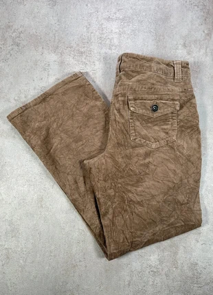 Pantalon Vintage En Velours Côtelé / Corduroy Petites marron clair texturé taille 10, brand: Vintage Dressing, condition: Very good, size: M / 38 / 10, €10.00, €11.20 includes Buyer Protection Pro