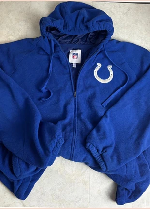 Veste polaire fleece épaisse NFL bleue XXL homme – logo Indianapolis Colts, marque: NFL, état: Très bon état, taille: XXL, 29,00 €, 31,15 € Protection acheteurs (Pro) incluse