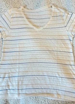 T-shirt blanc à rayures taille 38, marque: Vintage Dressing, état: Très bon état, taille: M / 38 / 10, 2,50 €, 3,33 € Protection acheteurs incluse