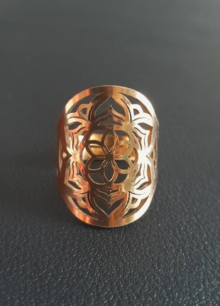 Bague mandala acier inoxydable, condition: Very good, size: Adjustable, €10.00, €11.20 includes Buyer Protection Pro
