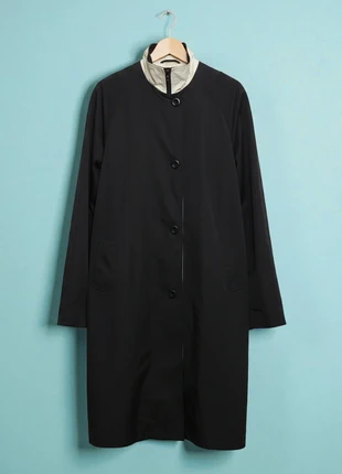 Danish Design – Premium & Elegant Black Trenchcoat with Single-Breasted & Zipped Closures – 42 🌟🌟, marque: Vintage Dressing, état: Très bon état, taille: XL / 42 / 14, 54,90 €, 58,35 € Protection acheteurs incluse