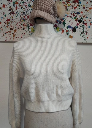 Pull blanc et Bonnet Laine, marca: Jennyfer, estado: Muy bueno, tamaño: XS / 34 / 6, 4,50 €, 5,43 € Protección al comprador incluida