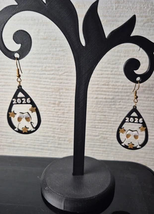 Boucles d'oreilles New Year 2026, marque: Impression, état: Très bon état, 2,50 €, 3,33 € Protection acheteurs (Pro) incluse