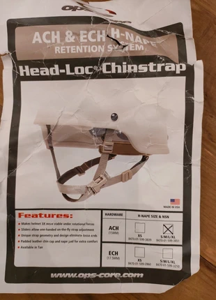 Ops-core mentoniera elmetto, marke: Ops-Core, zustand: Neu, mit Etikett, 25,00 €, 26,95 € inklusive Vinted-Käuferschutz