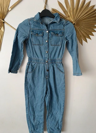 Combinaison en jeans de chez Kiabi 7 ans, brand: Kiabi, condition: Very good, size: 7 years / 122 cm, €8.00, €9.10 includes Buyer Protection