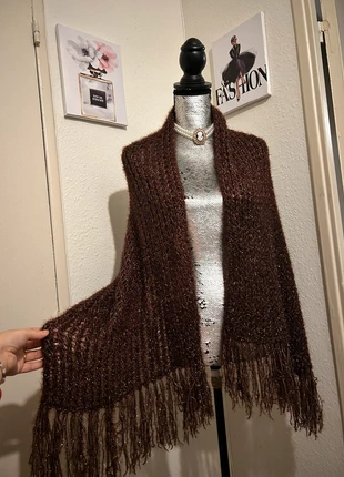 Écharpe à franges brillante chic vintage rétro, brand: Vintage Dressing, condition: Very good, €12.00, €13.30 includes Buyer Protection Pro