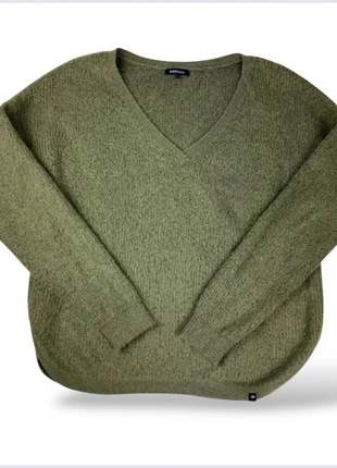 Pull col V kaki  - taille L, brand: Bonobo, condition: Very good, size: L / 40 / 12, €14.00, €15.40 includes Buyer Protection