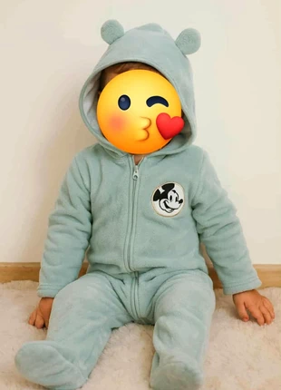 Combi en pilou Disney avec zip + pressions – Taille 86/92 cm, brand: Disney, condition: New without tags, size: 24-36 months / 92 cm, €5.50, €6.48 includes Buyer Protection