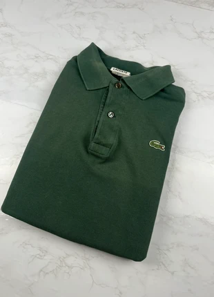 Polo Lacoste y2k Vert Homme en coton piqué 100% coton Classic fit Straight - Taille S / 0014, brand: Lacoste, condizioni: Buone, taglia: S, €20.00, €21.70 include la Protezione acquisti Pro