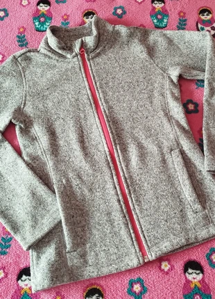 🩶 Casaco cinzento Crivit – 9/10 anos, marca: Crivit, estado: Bom, tamanho: 10 anos / 140 cm, €5.00, €5.95 inclui Proteção do Comprador