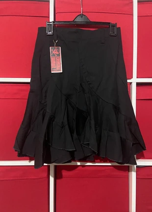 Criminal damage black swirl skirt nwt deadstock y2k fashion piece, brand: Criminal Damage, condition: New with tags, size: S / 8, £12.99, £14.34 includes Buyer Protection